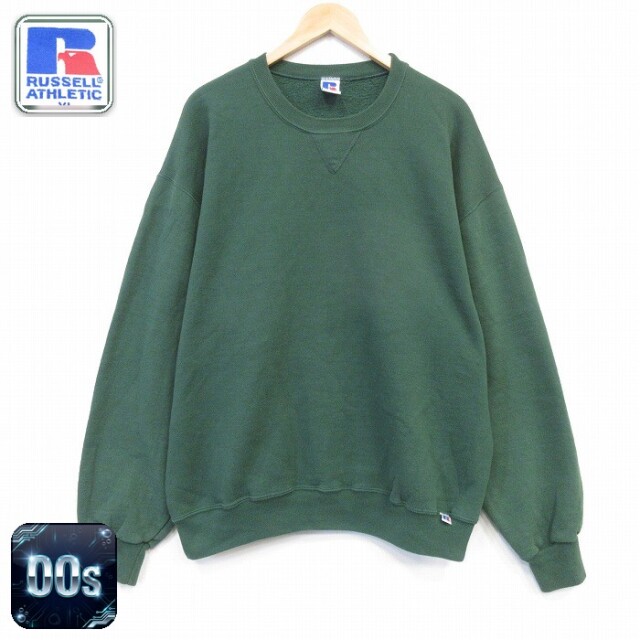 ラッセル 00s 長袖スウェット グリーン メンズXL相当 | 古着