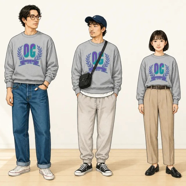 古着通販 L☆古着 ジャージーズ 長袖 スウェット メンズ 80年代 80s OC