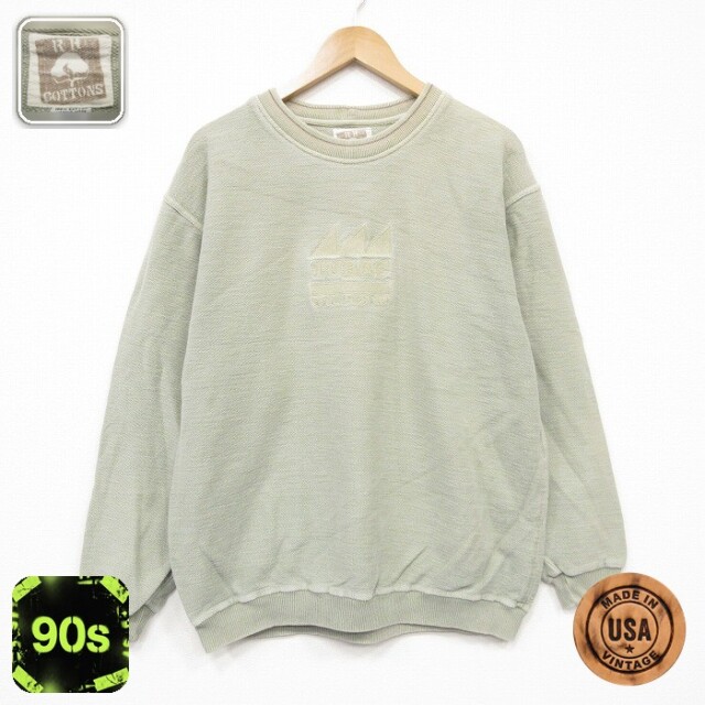 90s 長袖トップス TUBAC ベージュ メンズL相当 | 古着