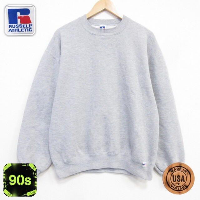 ラッセル 90s 長袖スウェット グレー メンズXL相当 | 古着