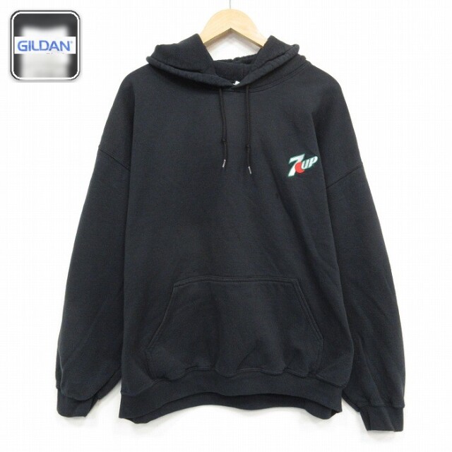 長袖スウェット 7UP ブラック メンズXL相当 | 古着