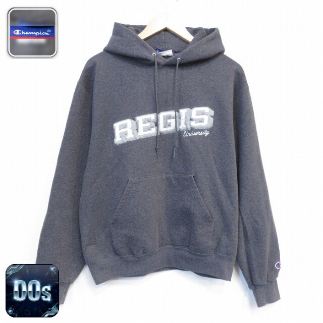 チャンピオン 00s 長袖スウェットパーカー REGIS グレー メンズM相当 | 古着