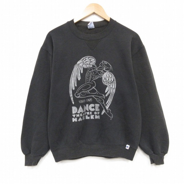 ラッセル 90s 長袖スウェット ダンス ブラック メンズM相当 | 古着