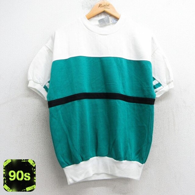 【50%OFF】90s 半袖スウェット ホワイト M | 古着