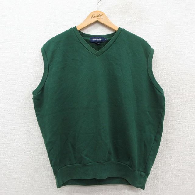 古着通販 XL☆古着 ラッセル ノースリーブ フルジップ スウェット