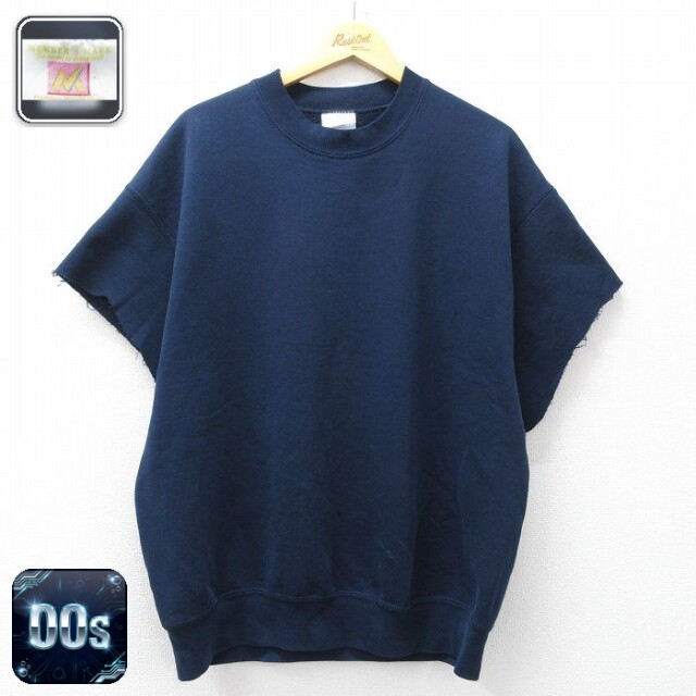 【50%OFF】00s 半袖スウェット ネイビー XL | 古着