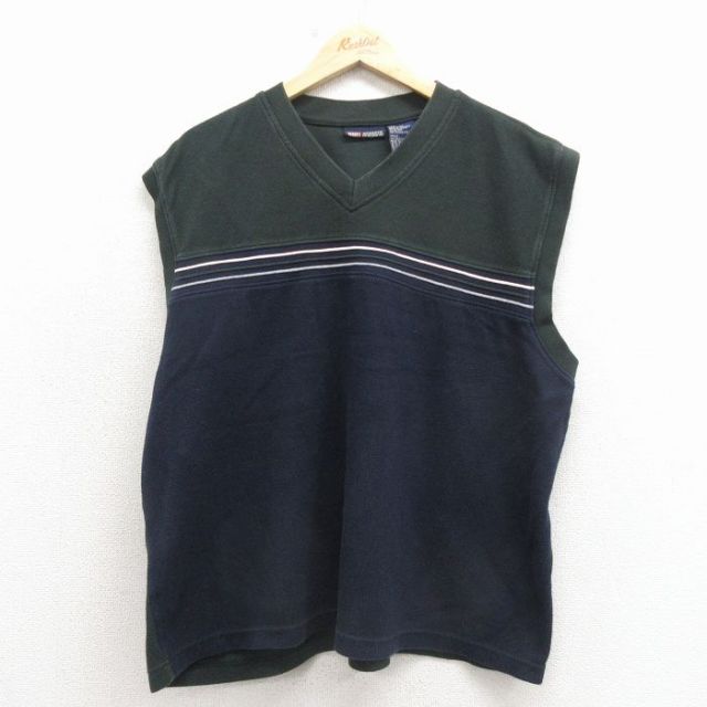 XL/古着 ラッセル ノースリーブ フルジップ スウェット メンズ 00年代 00s 無地 大きいサイズ オレンジ【spe】 26mar21 古着通販 XL☆古着 ラッセル ノースリーブ フルジップ スウェット