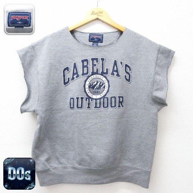 【20%OFF】00s ノースリーブスウェット CABELAS OUTDOOR グレー メンズM相当 | 古着