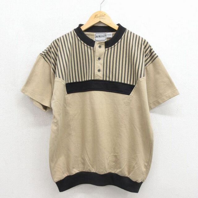 00s 半袖スウェット ベージュ メンズL相当 | 古着