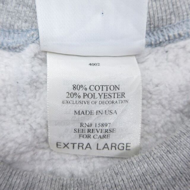 古着通販 XL☆古着 ノースリーブ スウェット メンズ 90年代 90s