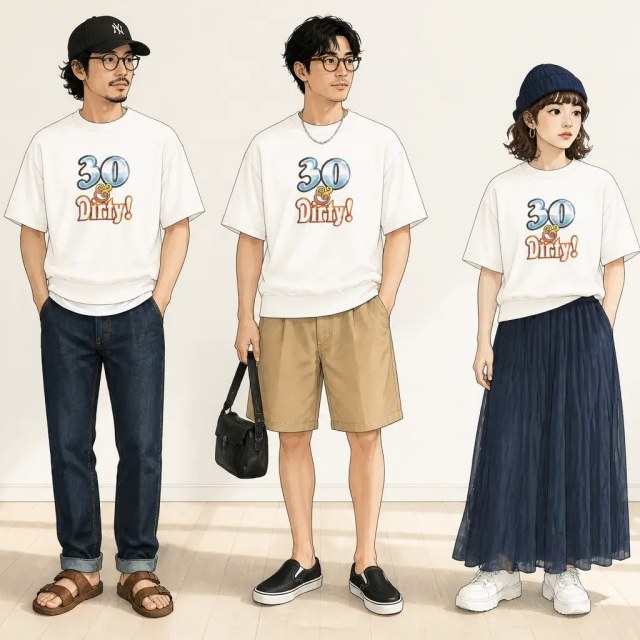 古着通販 M☆古着 半袖 スウェット メンズ 80年代 80s 30&Dirty クルー