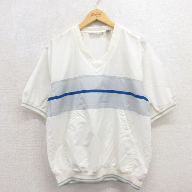 ピエールカルダン 90s 半袖トップス ホワイト メンズL相当 | 古着