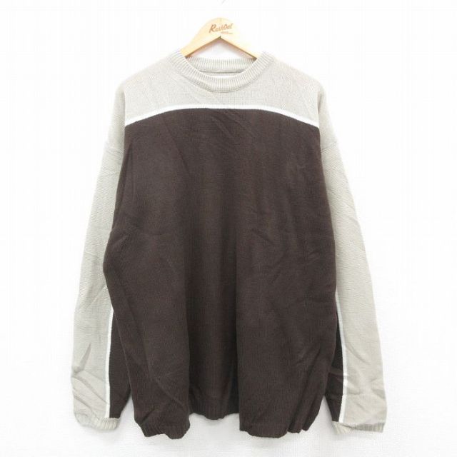 【50%OFF】00s 長袖セーター ブラウン L | 古着