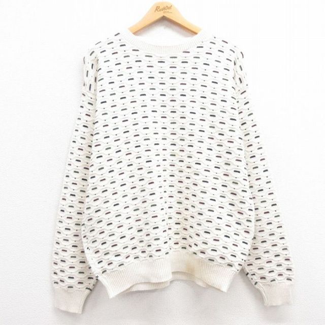【50%OFF】90s 長袖セーター ベージュ L | 古着