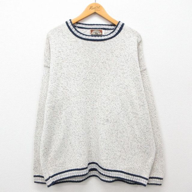 90s 長袖セーター ホワイト XL | 古着