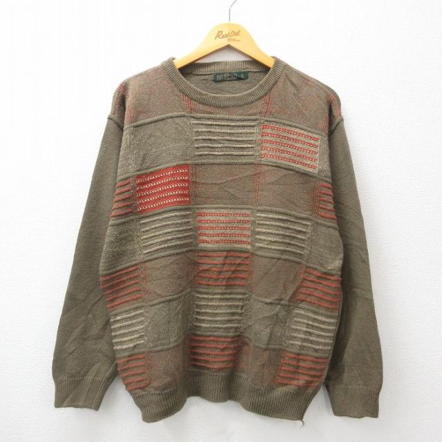 【50%OFF】長袖セーター グリーン L | 古着