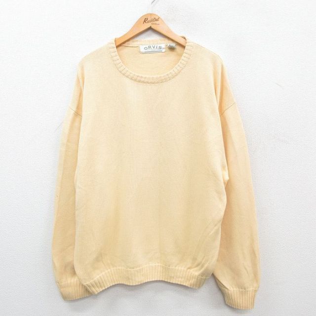 オービス 00s 長袖セーター イエロー XL | 古着