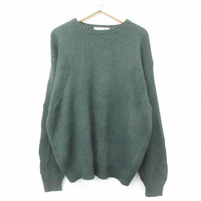 【50%OFF】アメリカンイーグル 90s 長袖セーター グリーン XL | 古着