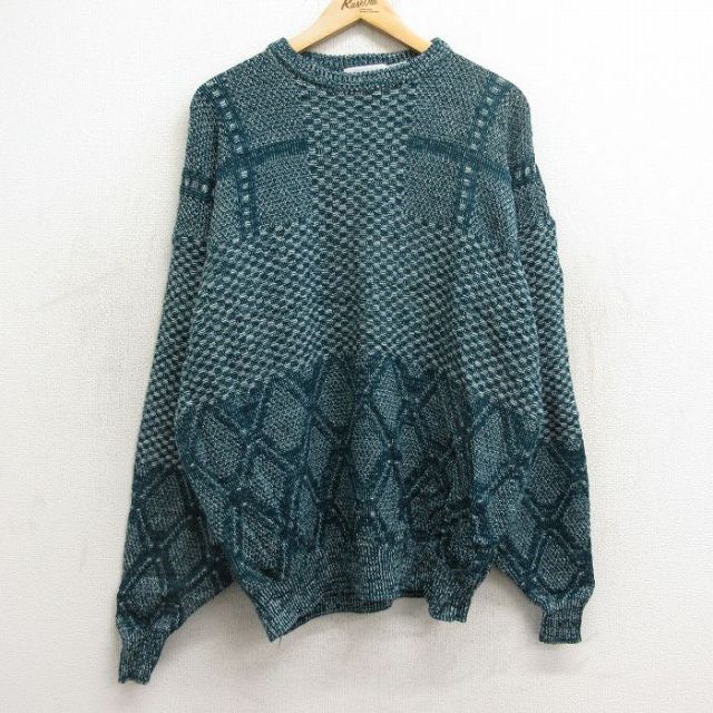 マックレガー 90s 長袖セーター グリーン XL | 古着
