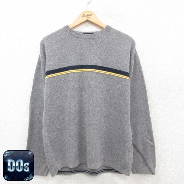 【50%OFF】エアロポステール 00s 長袖セーター 霜降り グレー M | 古着