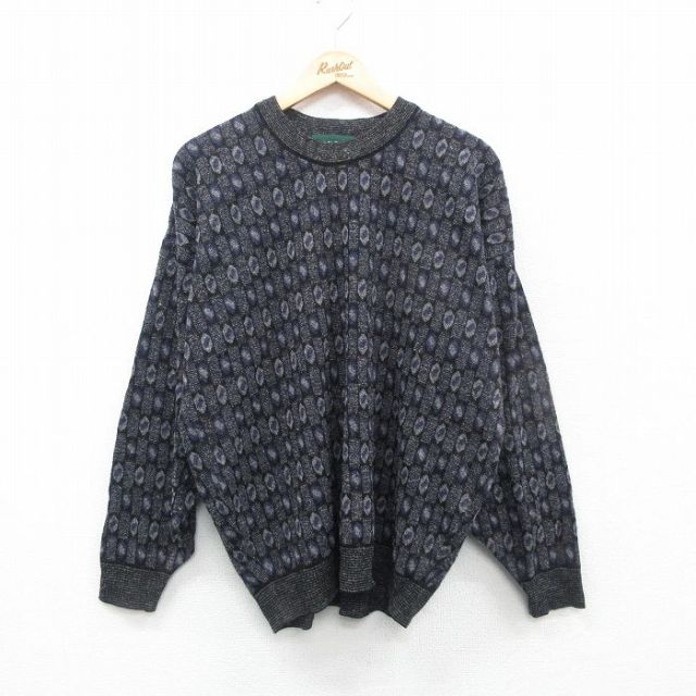 【50%OFF】長袖セーター ブラック L | 古着