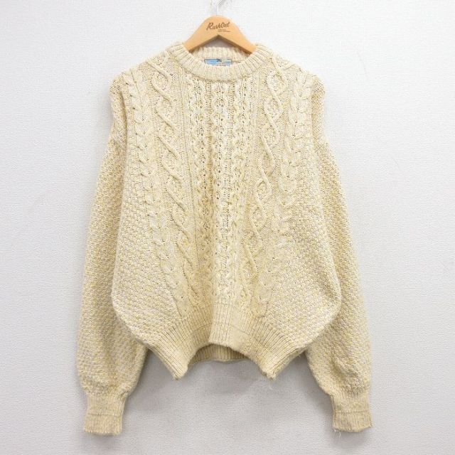 【50%OFF】エアロポステール 00s 長袖セーター イエロー XL | 古着