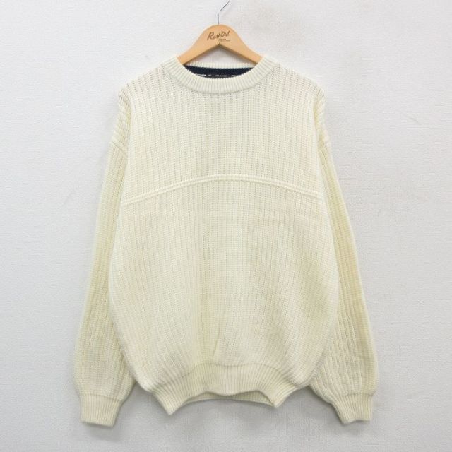 【50%OFF】長袖セーター 生成り L | 古着