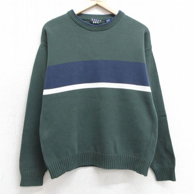 90s 長袖セーター グリーン M | 古着