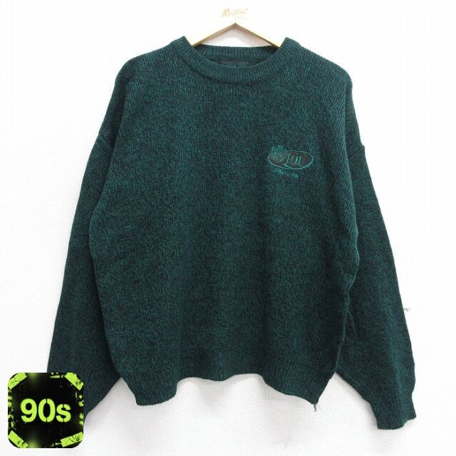 I.O.U. 90s 長袖セーター グリーン XL | 古着