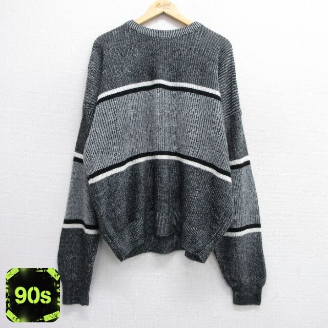 90s 長袖セーター グレー XL | 古着