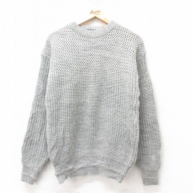 90s 長袖セーター グレー M | 古着