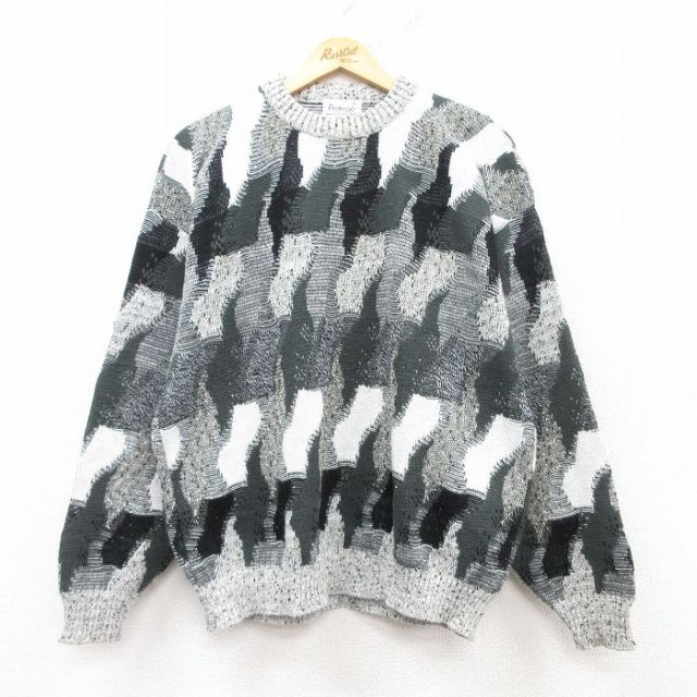 【50%OFF】90s 長袖セーター ブラック L | 古着