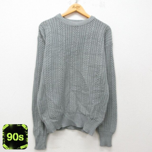 90s 長袖セーター グレー M | 古着