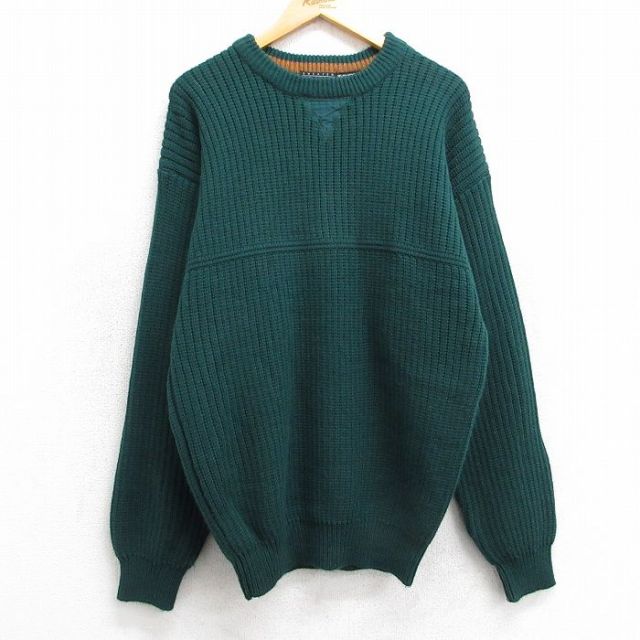 00s 長袖セーター グリーン M | 古着