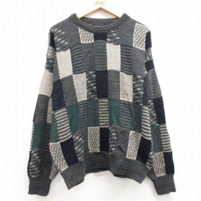 【50%OFF】00s 長袖セーター グレー L | 古着