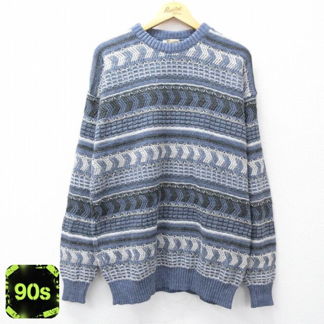 【50%OFF】セントジョンズベイ 90s 長袖セーター ネイビー L | 古着