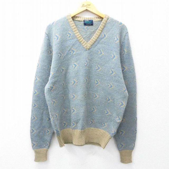 【50%OFF】アロー 80s 長袖セーター ベージュ L | 古着