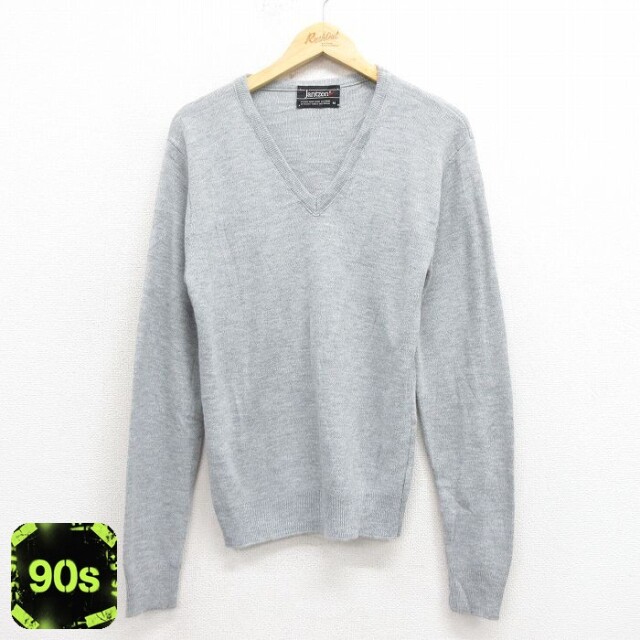 【50%OFF】ジャンセン 90s 長袖セーター グレー S | 古着