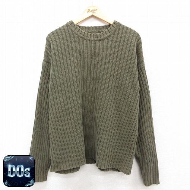 【50%OFF】ギャップ 00s 長袖セーター グリーン XL | 古着