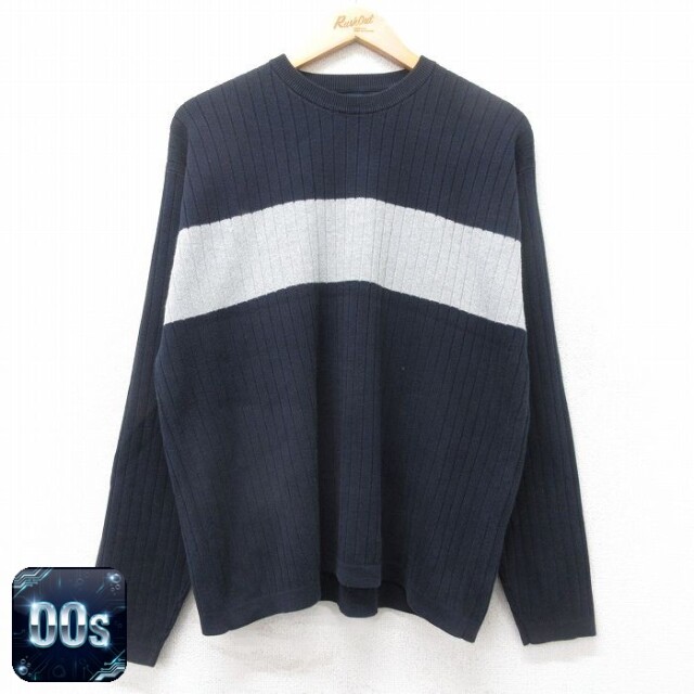 【50%OFF】ギャップ 00s 長袖セーター ネイビー L | 古着