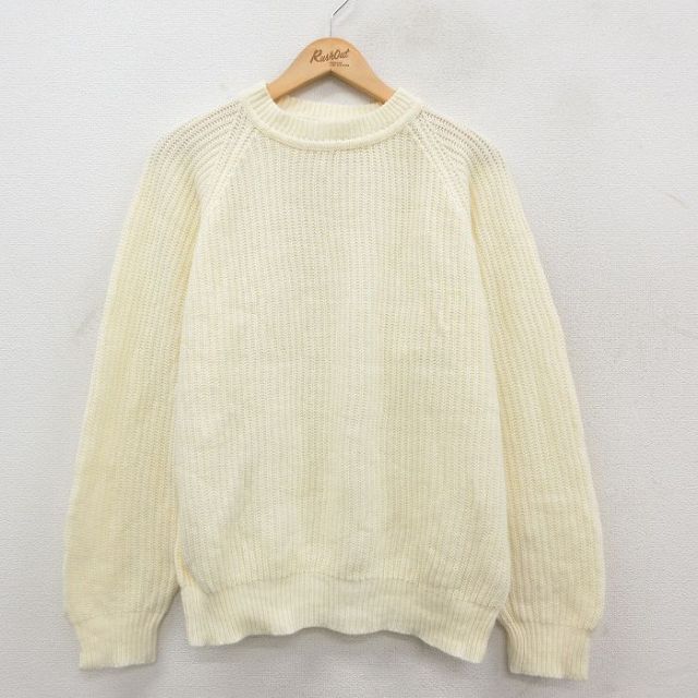 【50%OFF】セントジョンズベイ 90s ラグランセーター ホワイト L | 古着