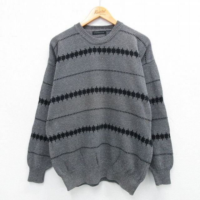 【50%OFF】長袖セーター グレー L | 古着