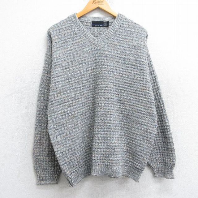 【50%OFF】90s 長袖セーター グレー L | 古着
