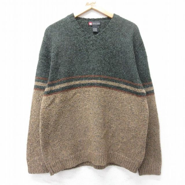 【50%OFF】長袖セーター グリーン L | 古着