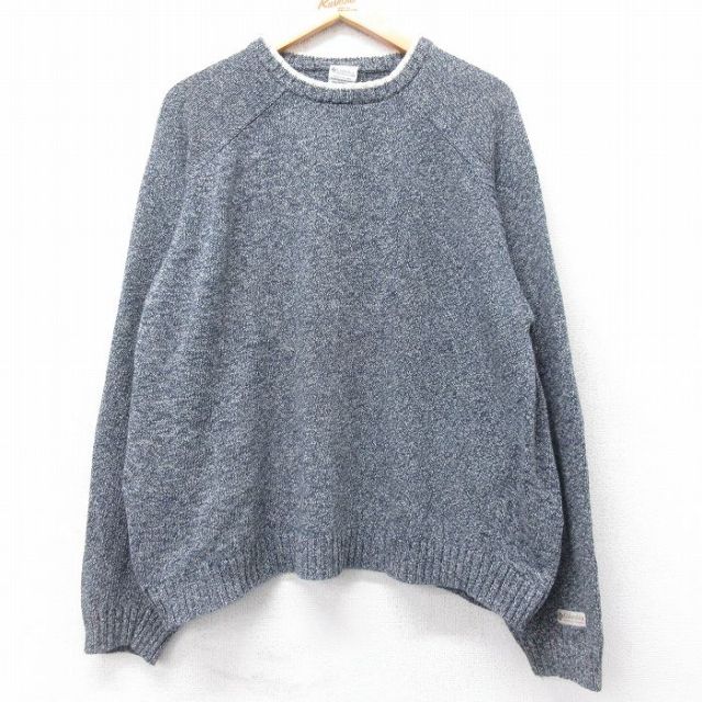 【50%OFF】コロンビア 00s ラグランセーター ネイビー XL | 古着