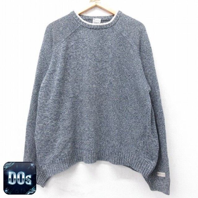 【50%OFF】コロンビア 00s ラグランセーター ネイビー XL | 古着