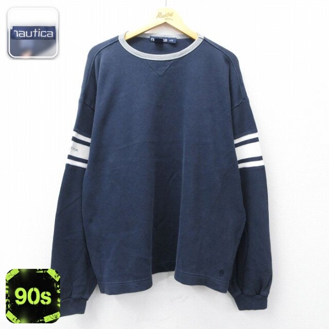 ノーティカ 90s 長袖セーター ネイビー XL | 古着