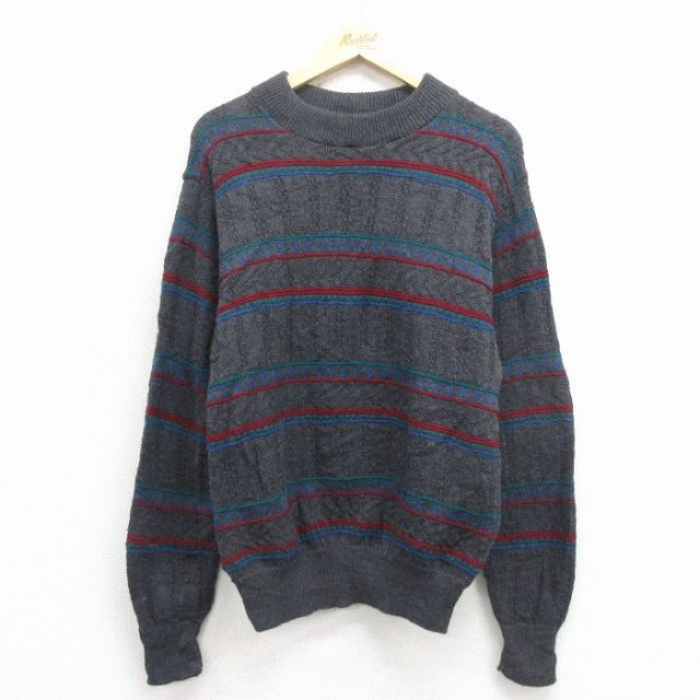 90s 長袖セーター グレー M | 古着