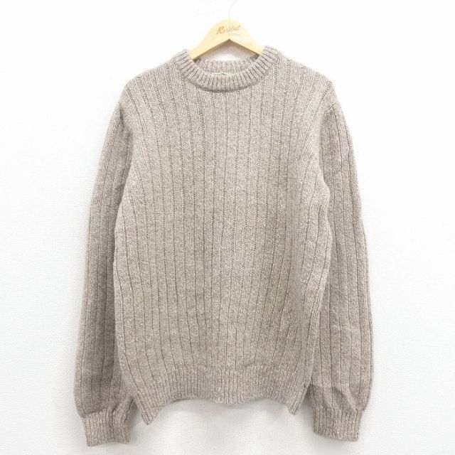 【50%OFF】エルエルビーン 00s 長袖セーター ベージュ L | 古着
