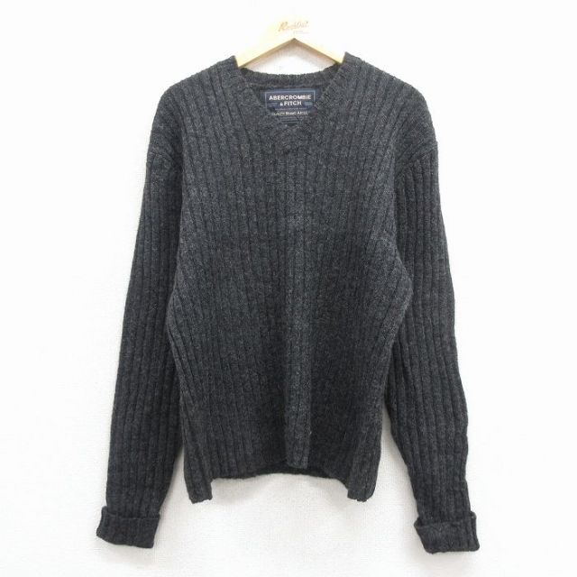【50%OFF】アバクロンビー 00s 長袖セーター グレー L | 古着